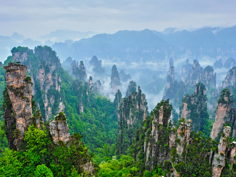 Góry Zhangjiajie